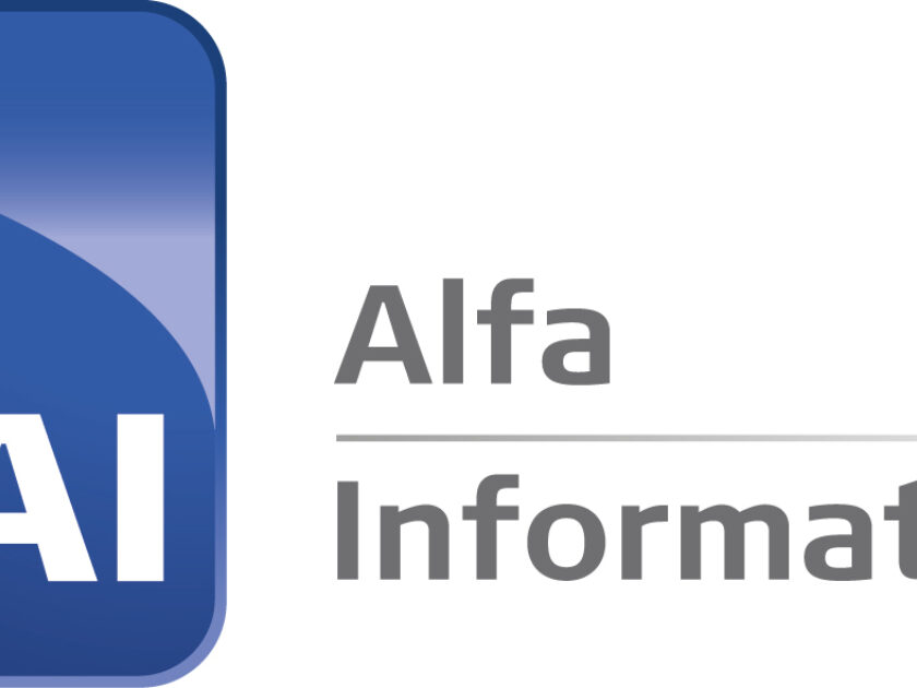 Nieuw logo Alfa Informatic