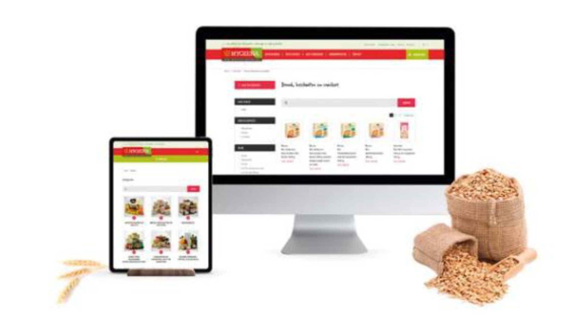 Webshop op verschillende toestellen