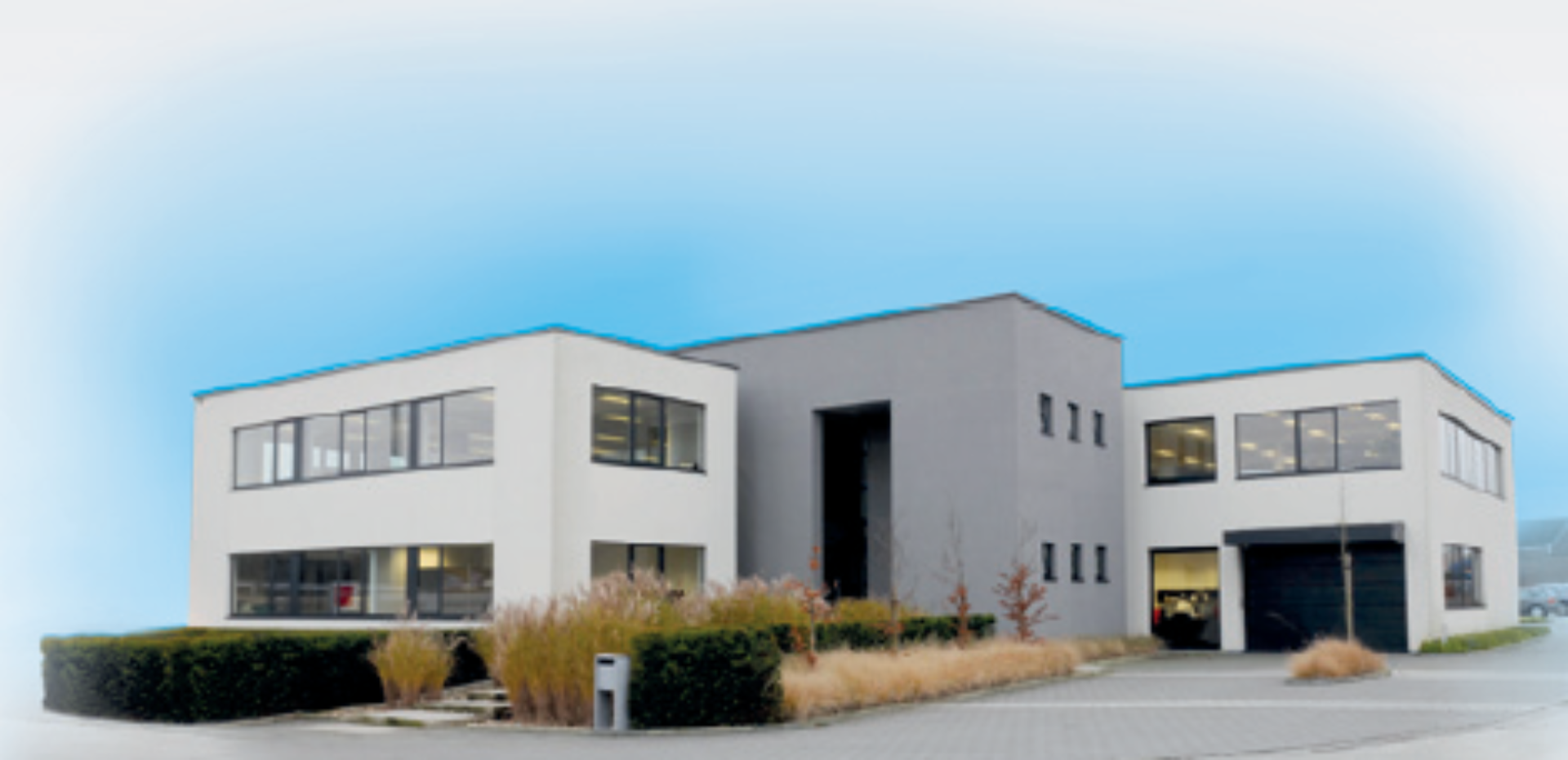 Gebouwlichtblauwelucht